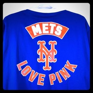 Victoria’s Secret Pink Lace Up NY Mets Jersey sz L